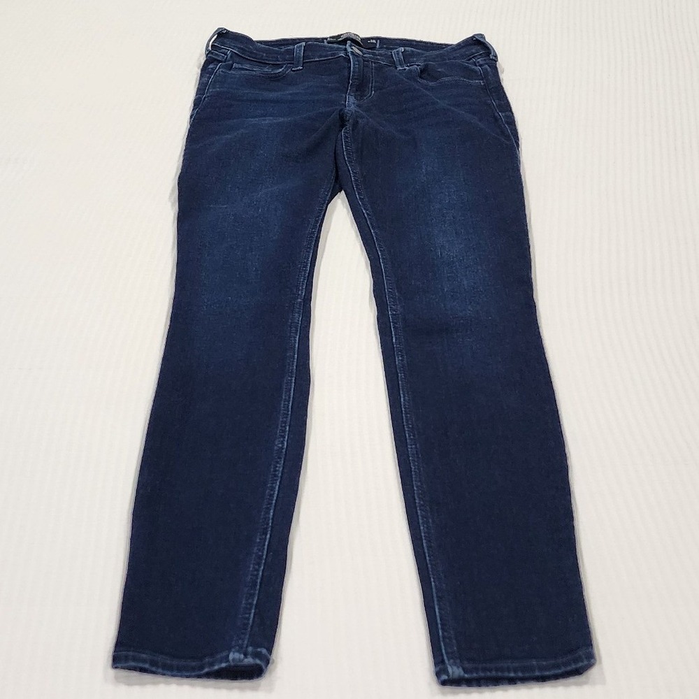 Hollister Low Rise Super Skinny Jeans Dark Wash W28L 6L Stretch Womens Denim